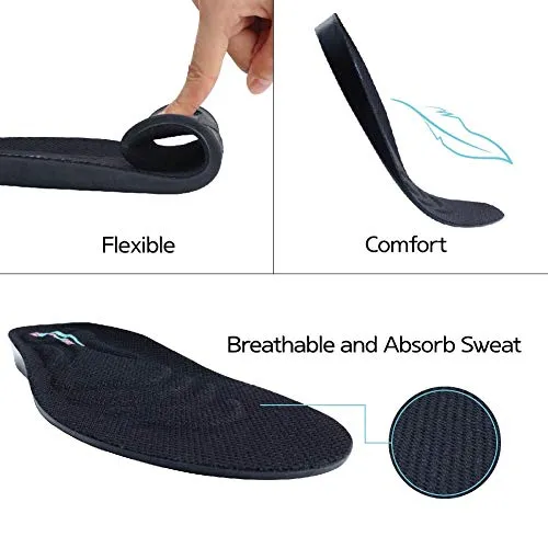 1 Inch Height Increase Insole – Shoe Lift Inserts (US Men's Size 7-11)