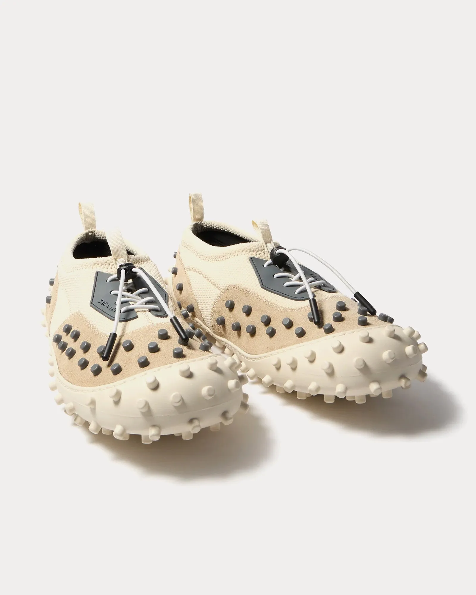 1000CHIODI TRK Off White Low Top Sneakers