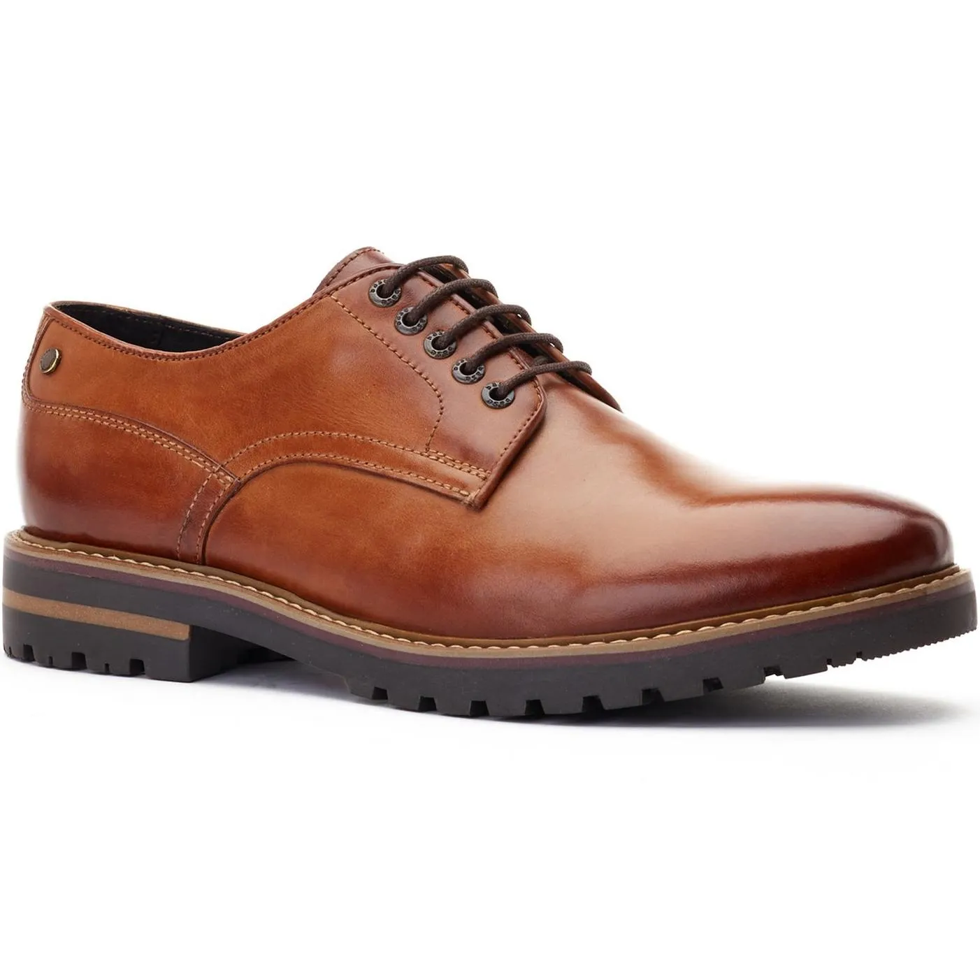 Base London Halsey Washed Derby Shoes