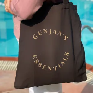Black Tote Bag Personalized