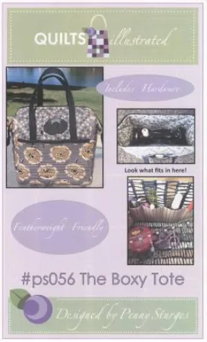 Boxy Tote w/Stays - PS056