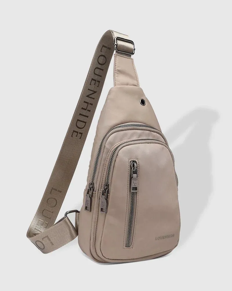 BOYD NYLON SLING BAG BEIGE