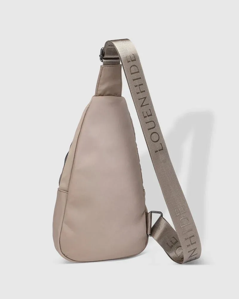 BOYD NYLON SLING BAG BEIGE