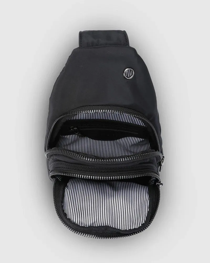 BOYD NYLON SLING BAG BLACK