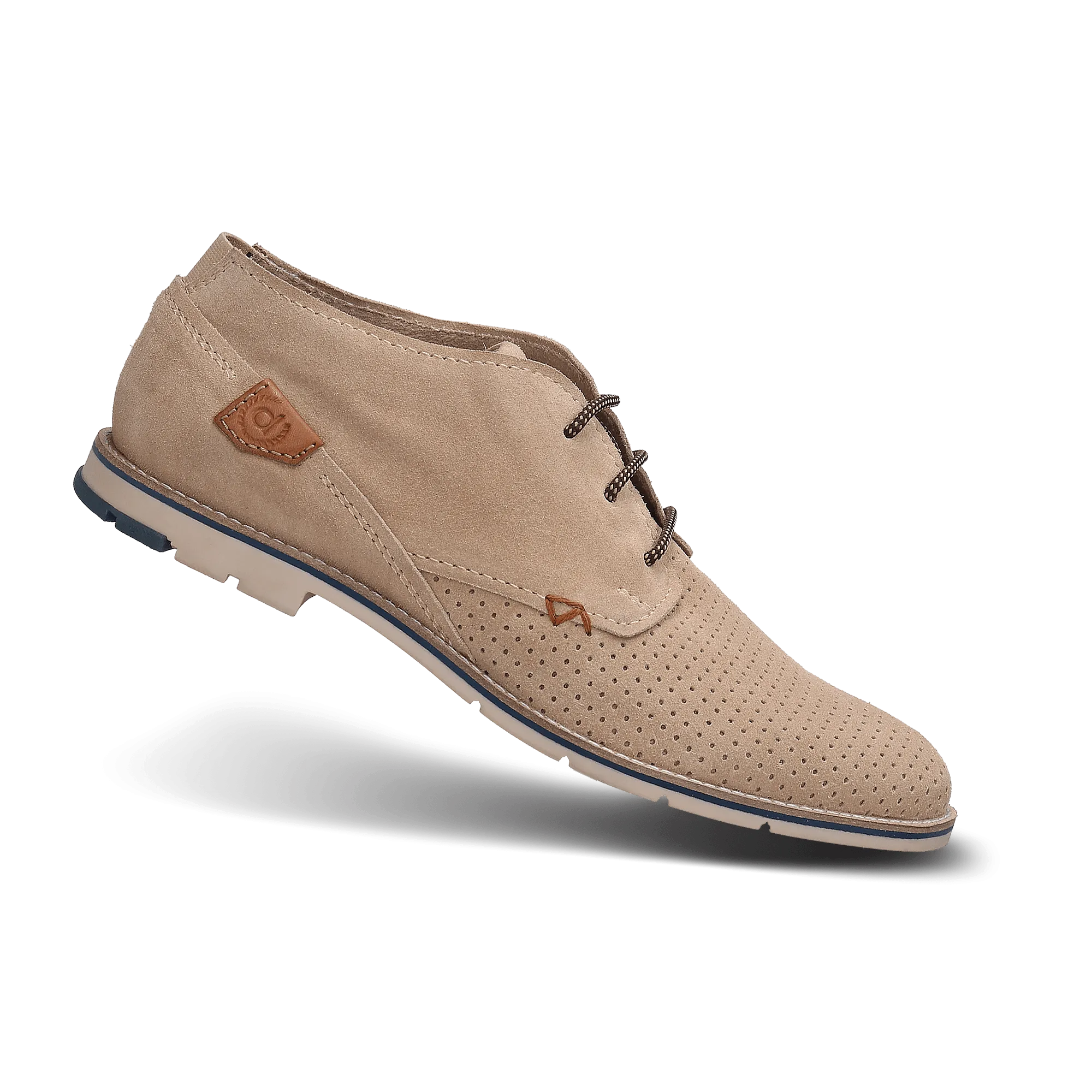 Bugatti Men's Fedaro Suede Dress Shoes- Beige