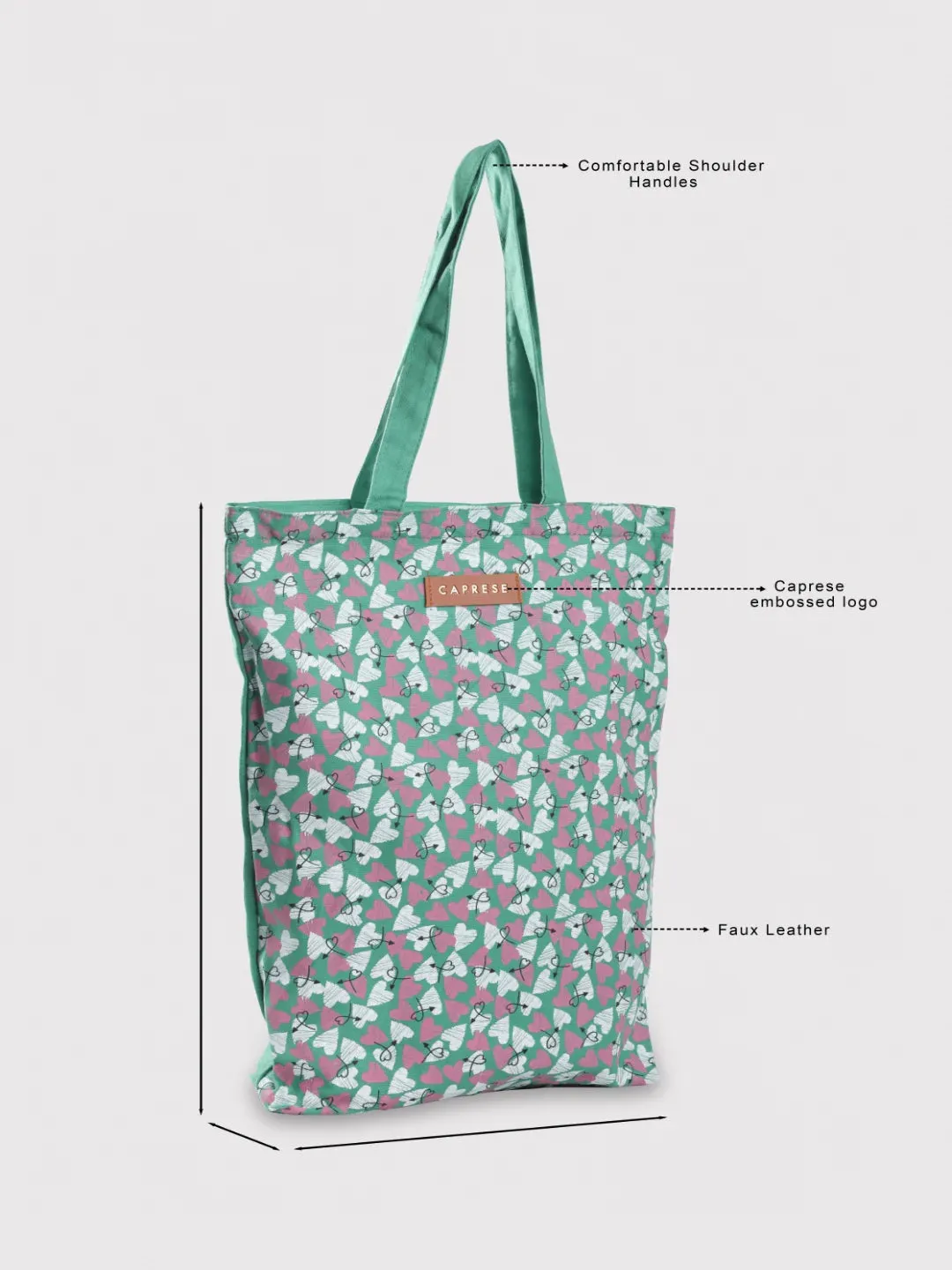 Caprese Amour Tote Medium Light Green