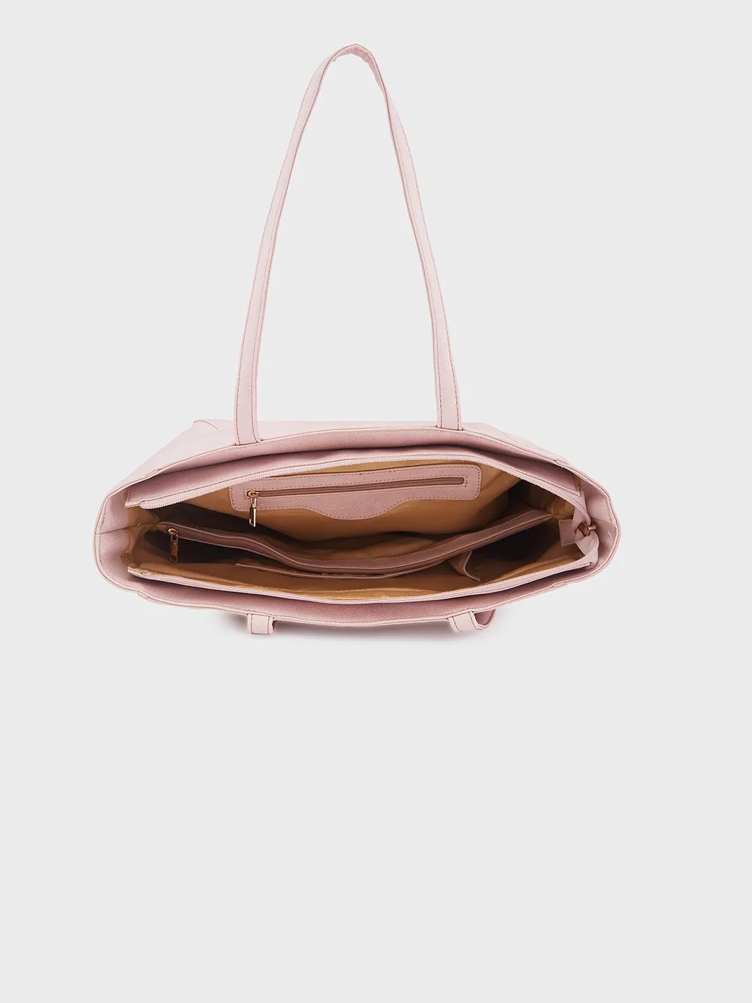 Caprese Covey Tote Large Powder Pink