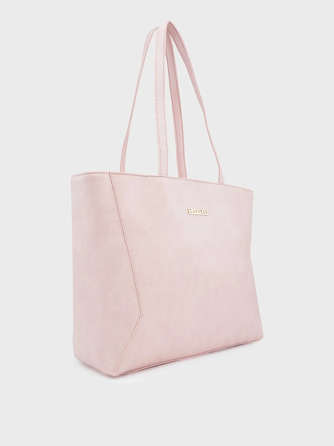 Caprese Covey Tote Large Powder Pink