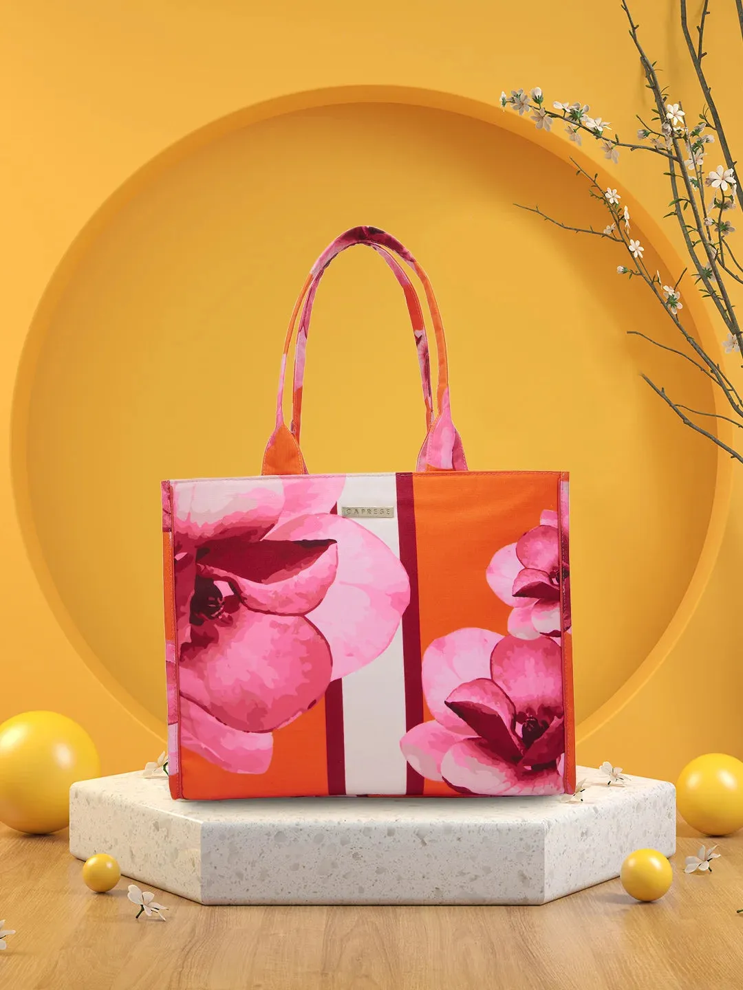 Caprese Ivy Tote X Large Orange