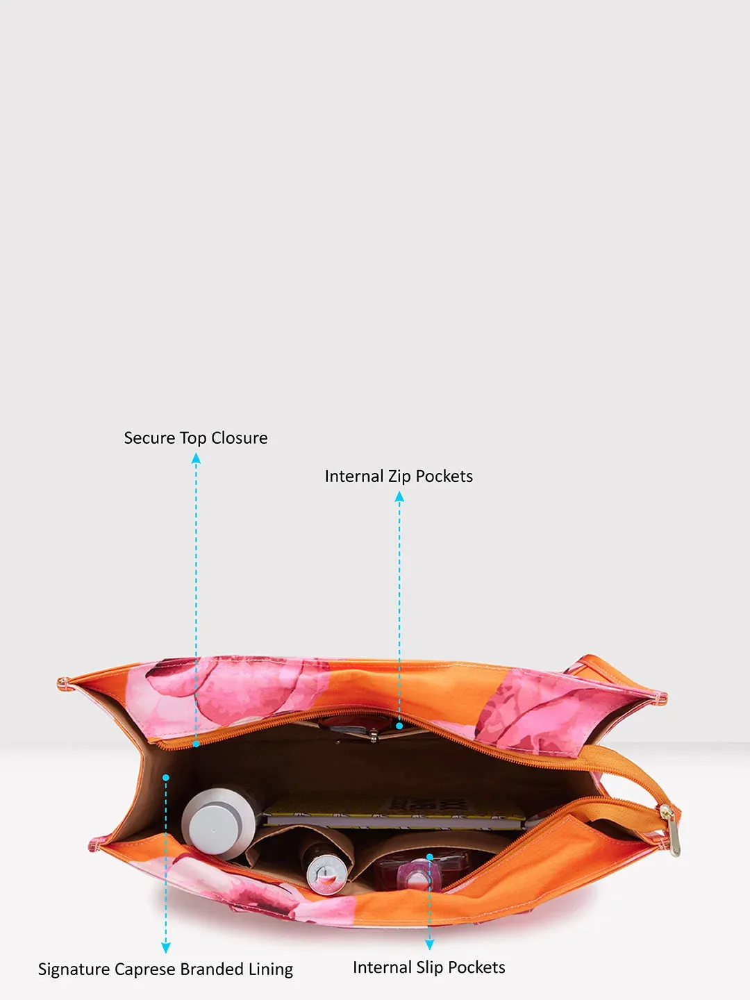 Caprese Ivy Tote X Large Orange