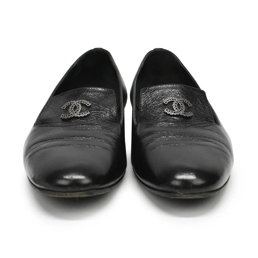 Chanel 'Smoking Slipper' Loafers - Women's 37