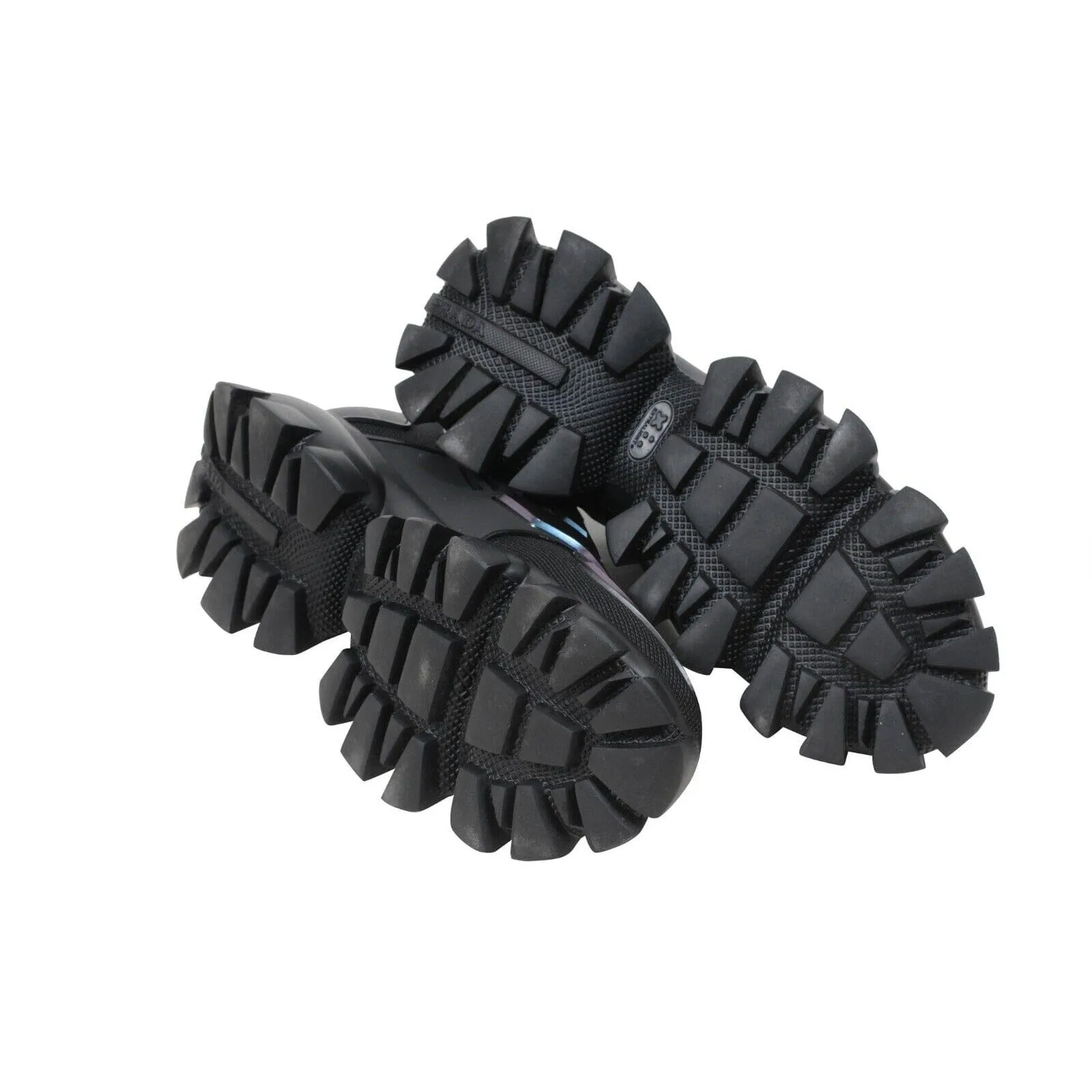 Cloudbust Thunder Uk7 US8 Black Blue Technical Fabric Low Top Sneakers