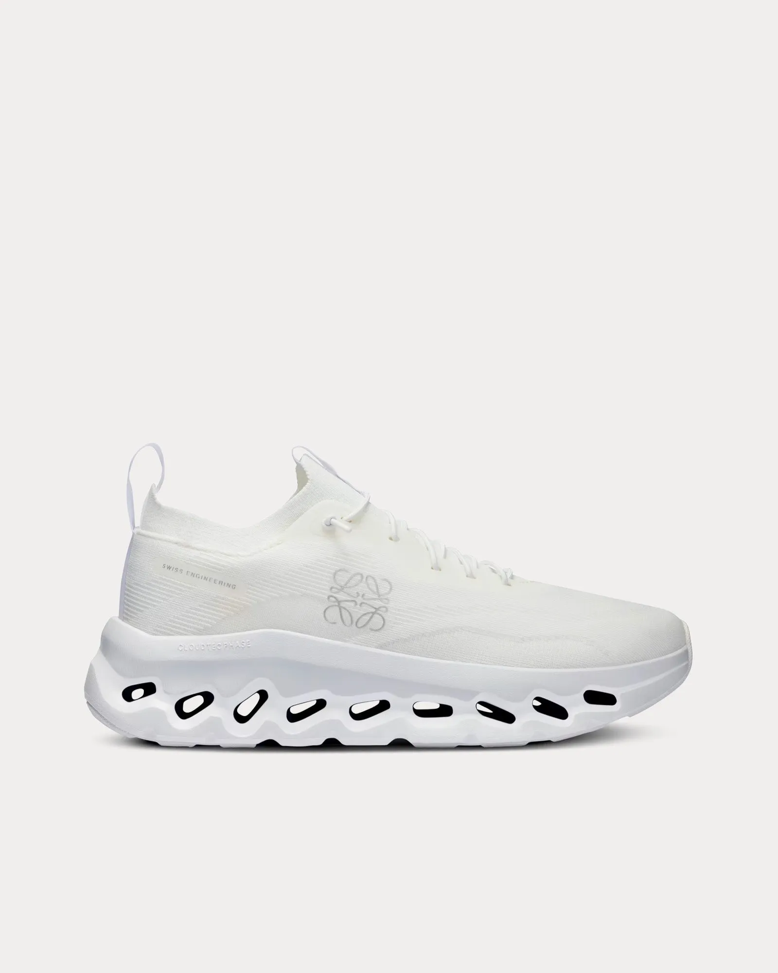 Cloudtilt All White Low Top Sneakers