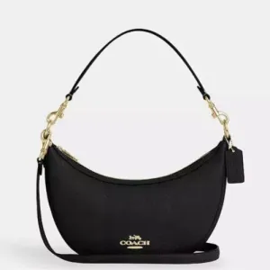 Coach Aria Shoulder/Crossbody CO996 Leather Bag In Gold/Black