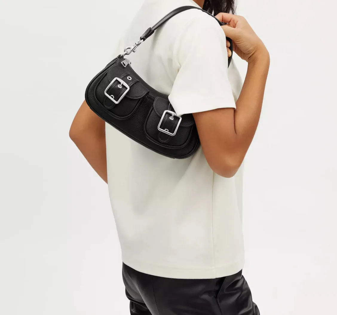 Coach Leather Ashton Bag In Black New With Tags