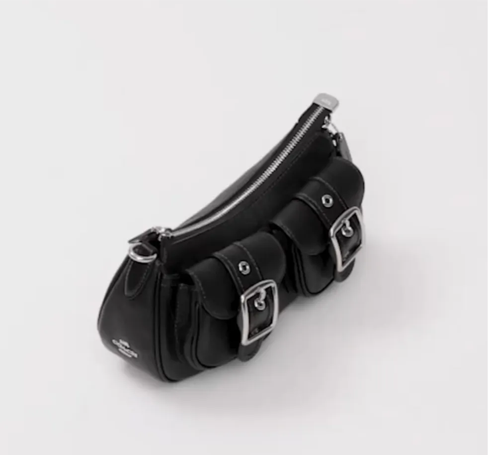 Coach Leather Ashton Bag In Black New With Tags