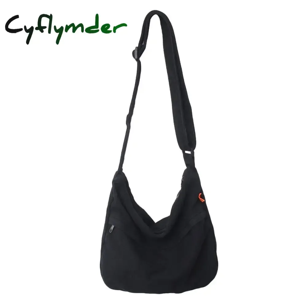 Cyflymder Korean Canvas Crossbody Bags for Women Casual Girl Student Shoulder Messenger Bag Fashion Large Cloth Female Handbag Casual HOT