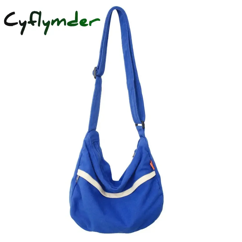 Cyflymder Korean Canvas Crossbody Bags for Women Casual Girl Student Shoulder Messenger Bag Fashion Large Cloth Female Handbag Casual HOT