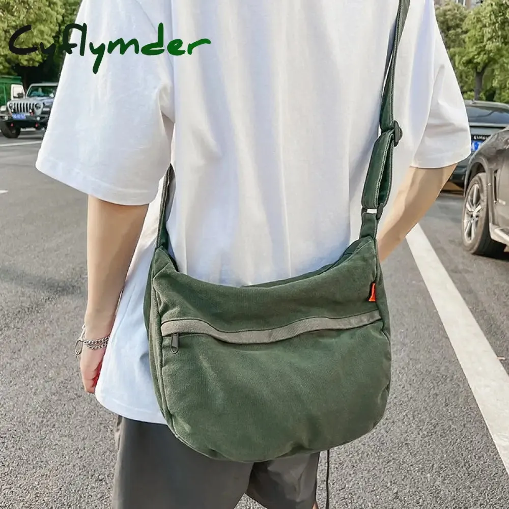 Cyflymder Korean Canvas Crossbody Bags for Women Casual Girl Student Shoulder Messenger Bag Fashion Large Cloth Female Handbag Casual HOT