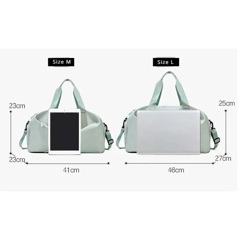 Dance Travel Bag Duffel Dance Bag with Waterproof Design and Dry Wet Separation for Fitness and Training