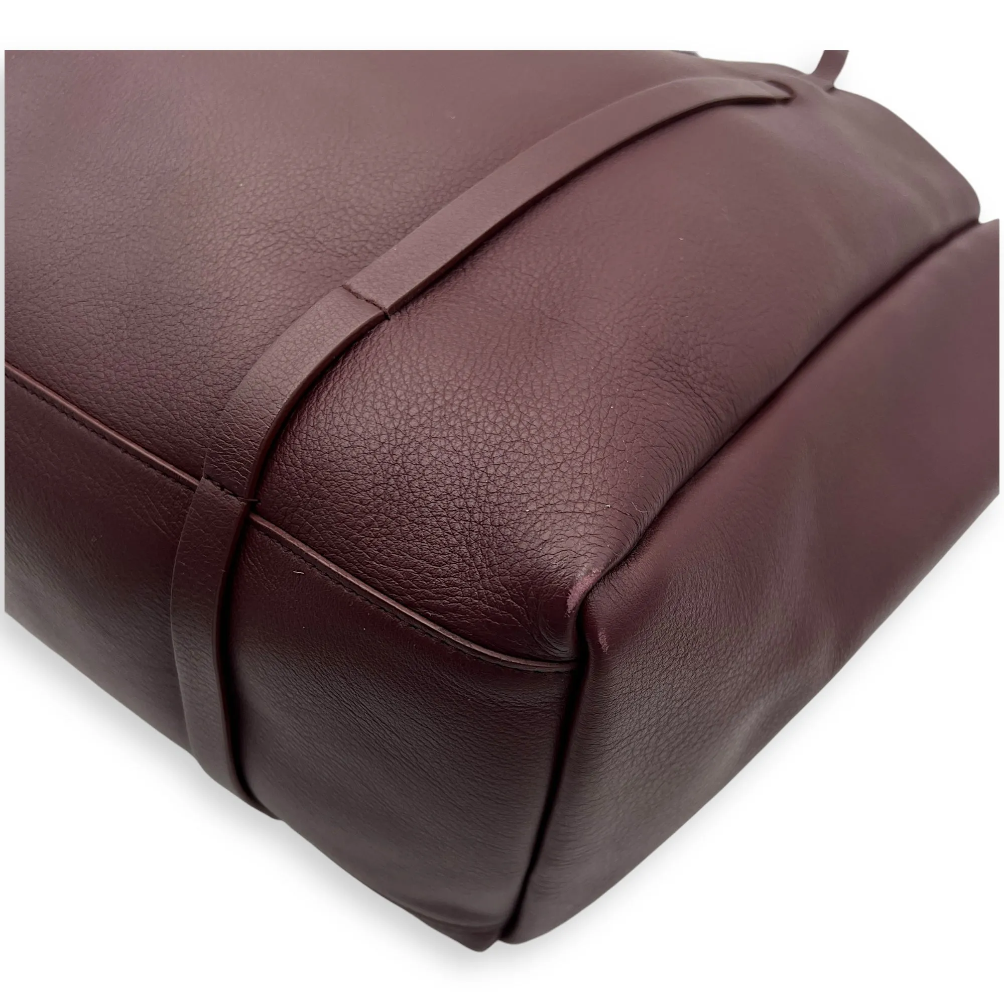 Everyday Tote Bag Red in Calfskin