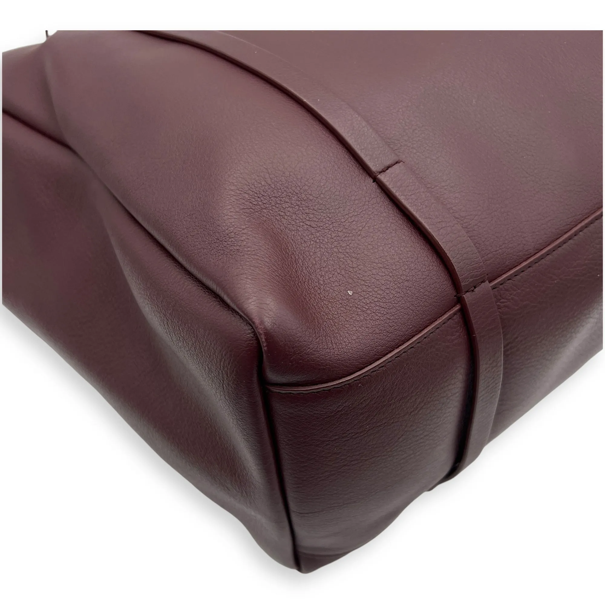 Everyday Tote Bag Red in Calfskin
