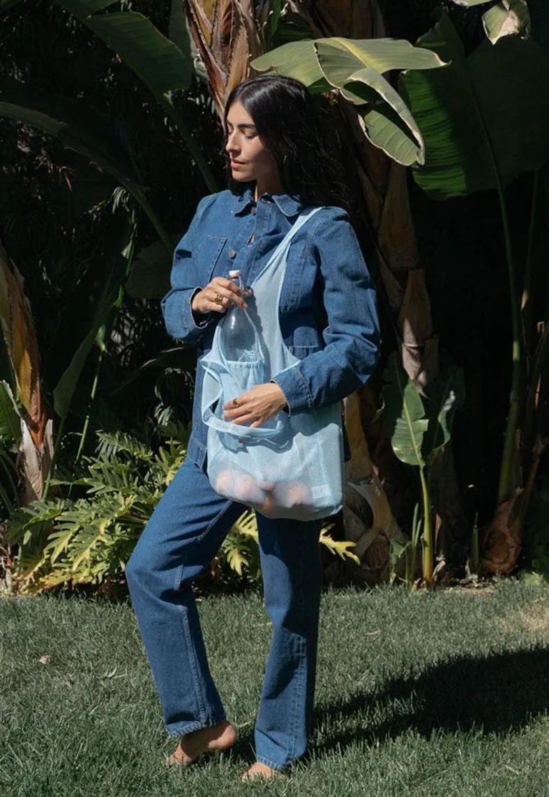 Everyday Tote Bio Knit Pale Blue