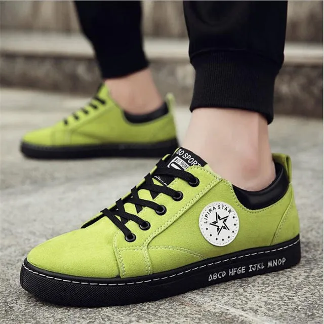 Fashion new canvas shoes men casual shoes men's board shoes camouflage lace up sneakers for male