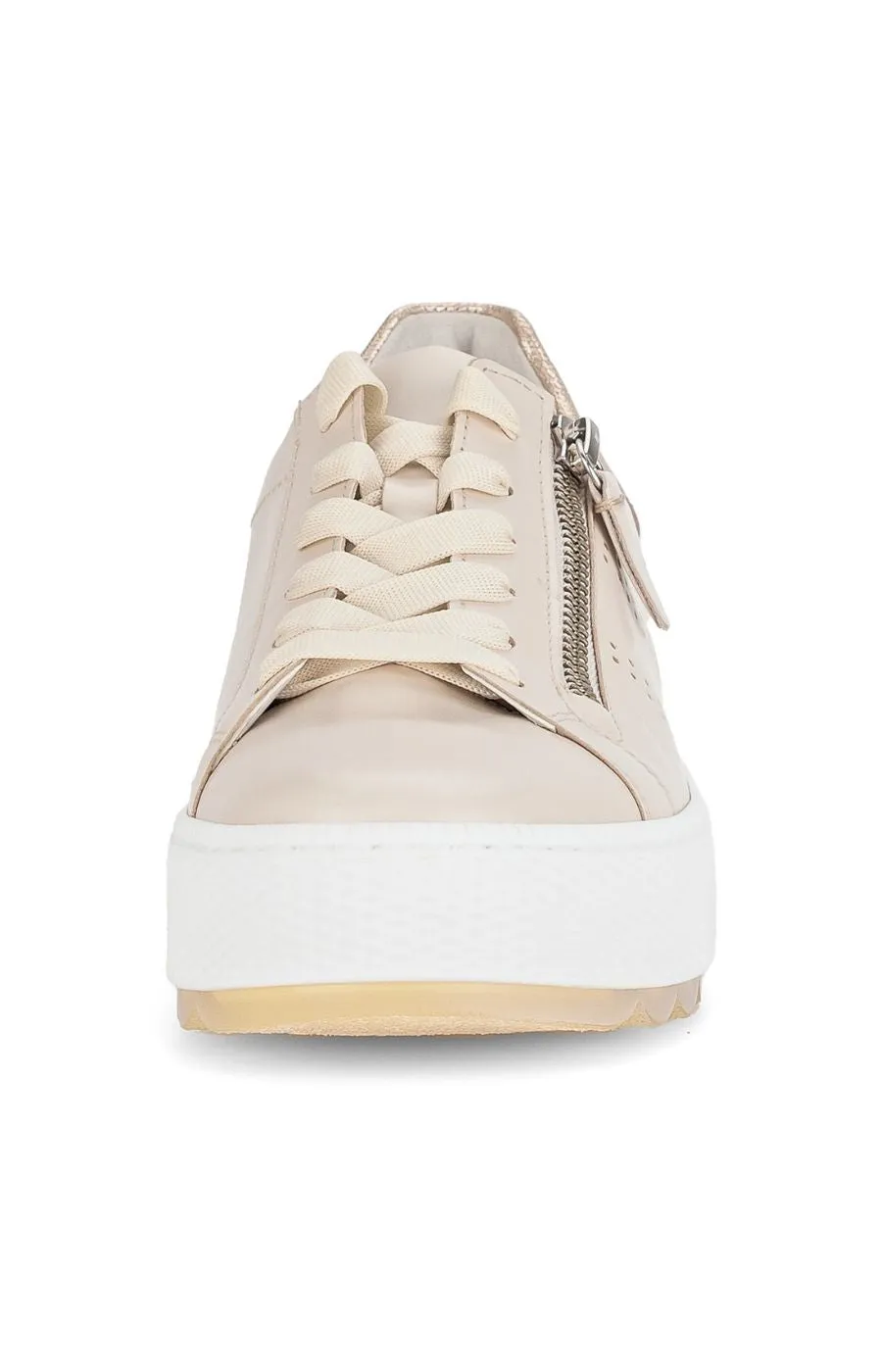 Gabor Zip Trainer in Beige