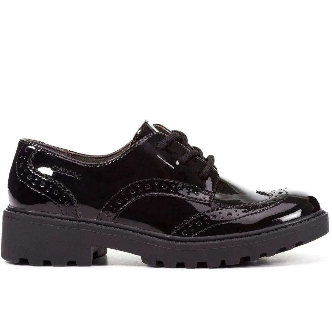 Geox Casey Patent Brogue