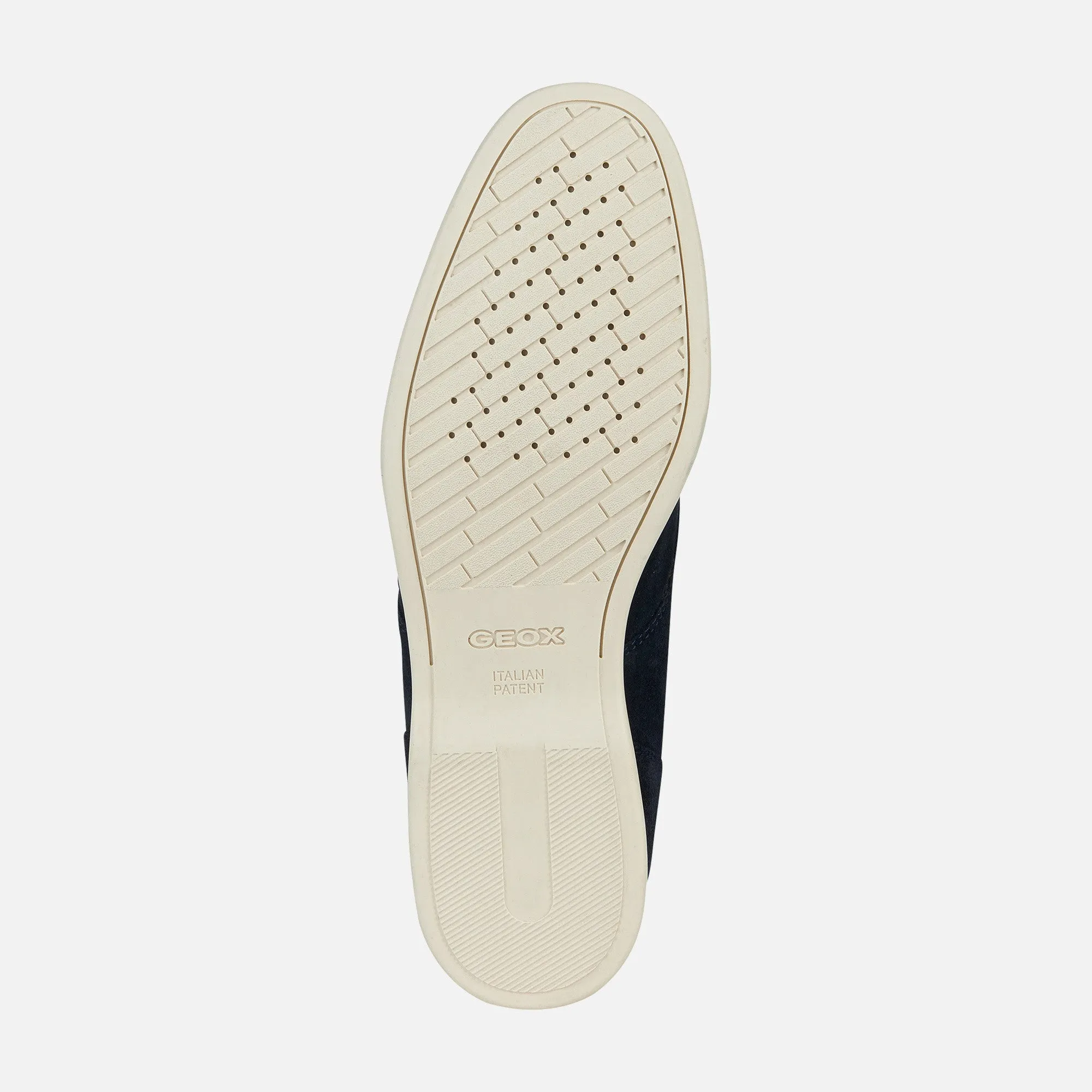 Geox Navy Suede Shoes Venzone Man