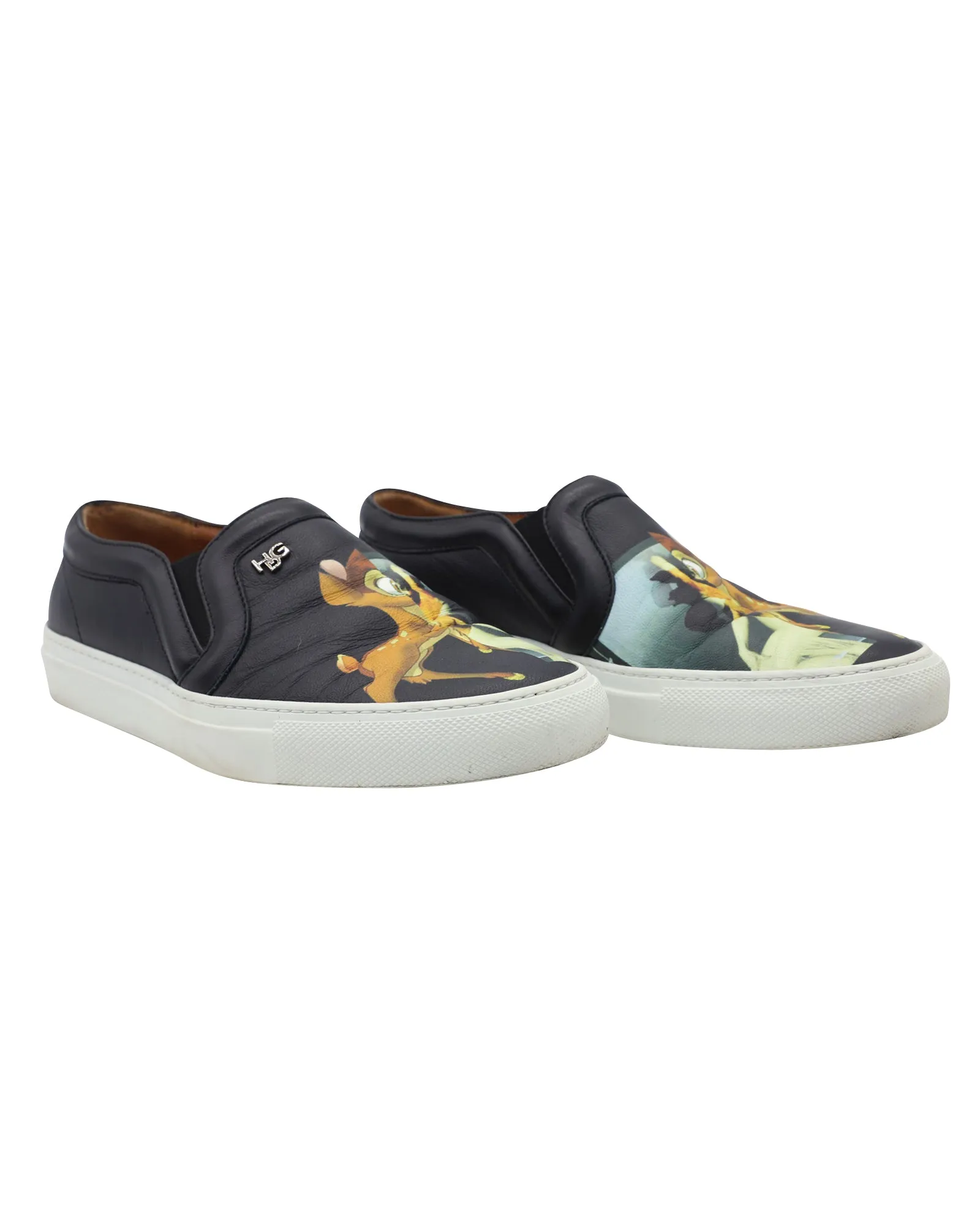Givenchy Bambi Skate Sneakers in Black Leather