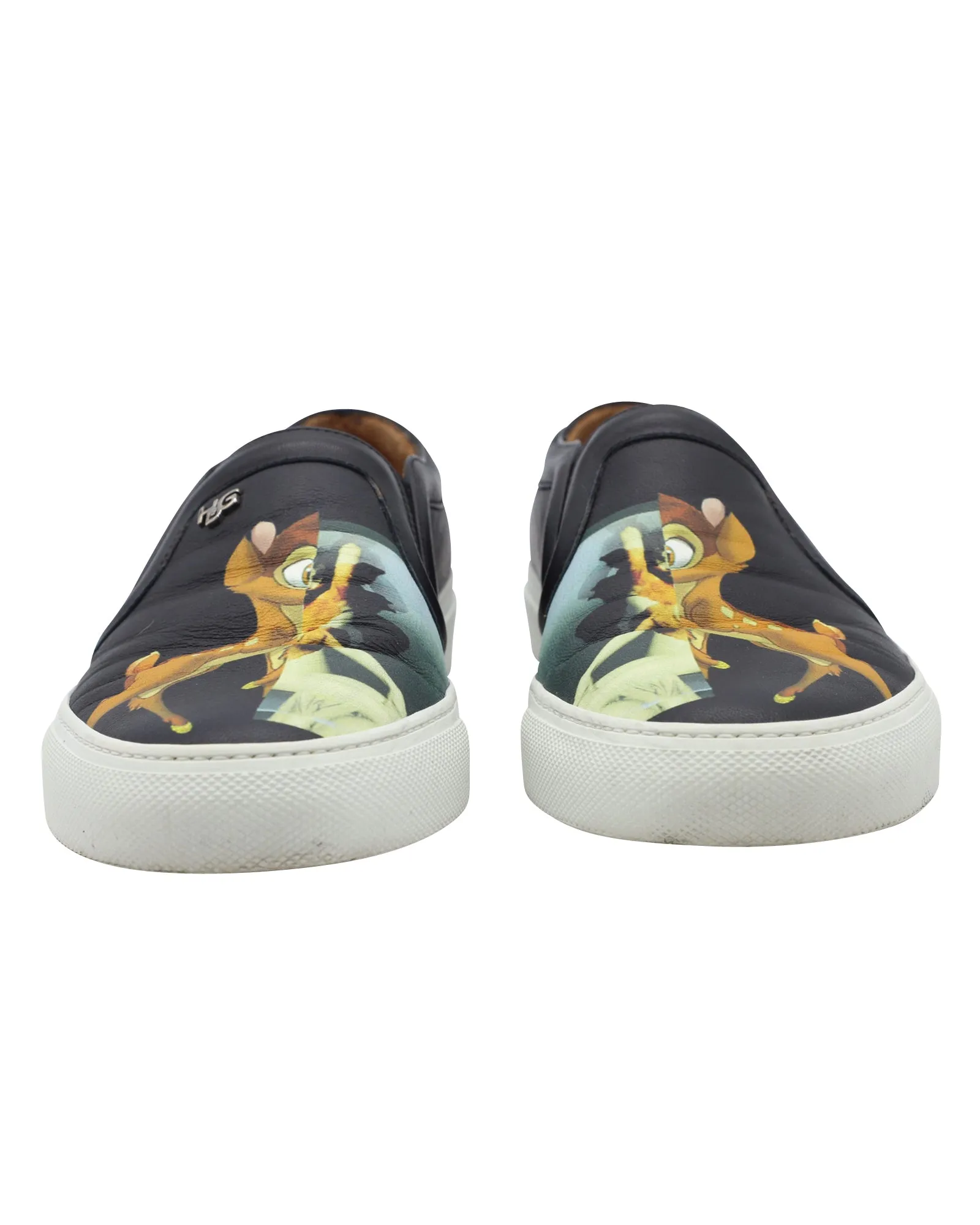 Givenchy Bambi Skate Sneakers in Black Leather