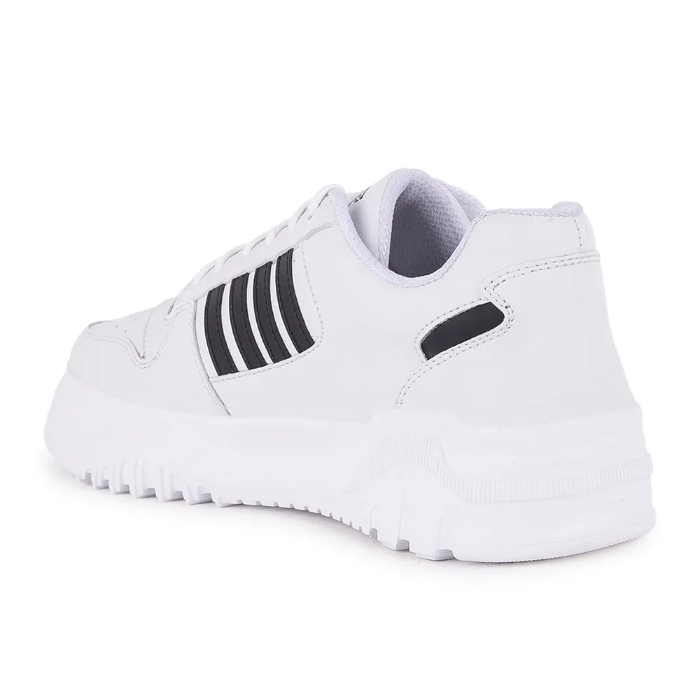 Leap7x Casual White Lacing Sneakers For Men JAXER-1E By Liberty