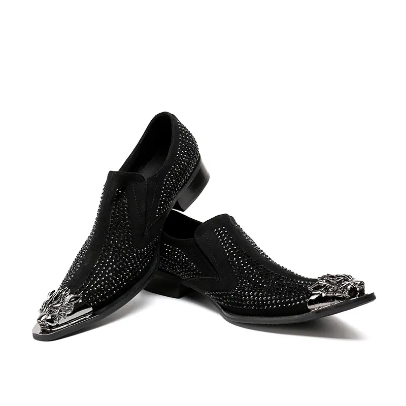 Leather men's lace-up simple business Derby shoes dress shoes