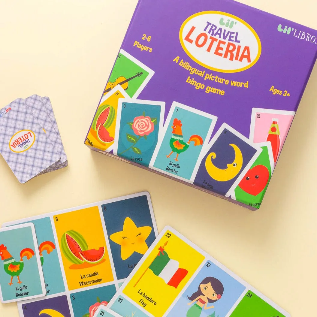 Lil’ Travel Loteria: A Bilingual Picture Word Bingo Game