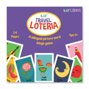 Lil’ Travel Loteria: A Bilingual Picture Word Bingo Game