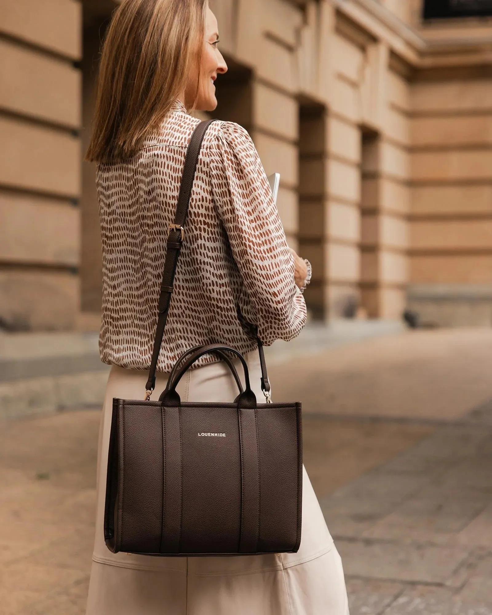 Manhattan Tote Bag Chocolate