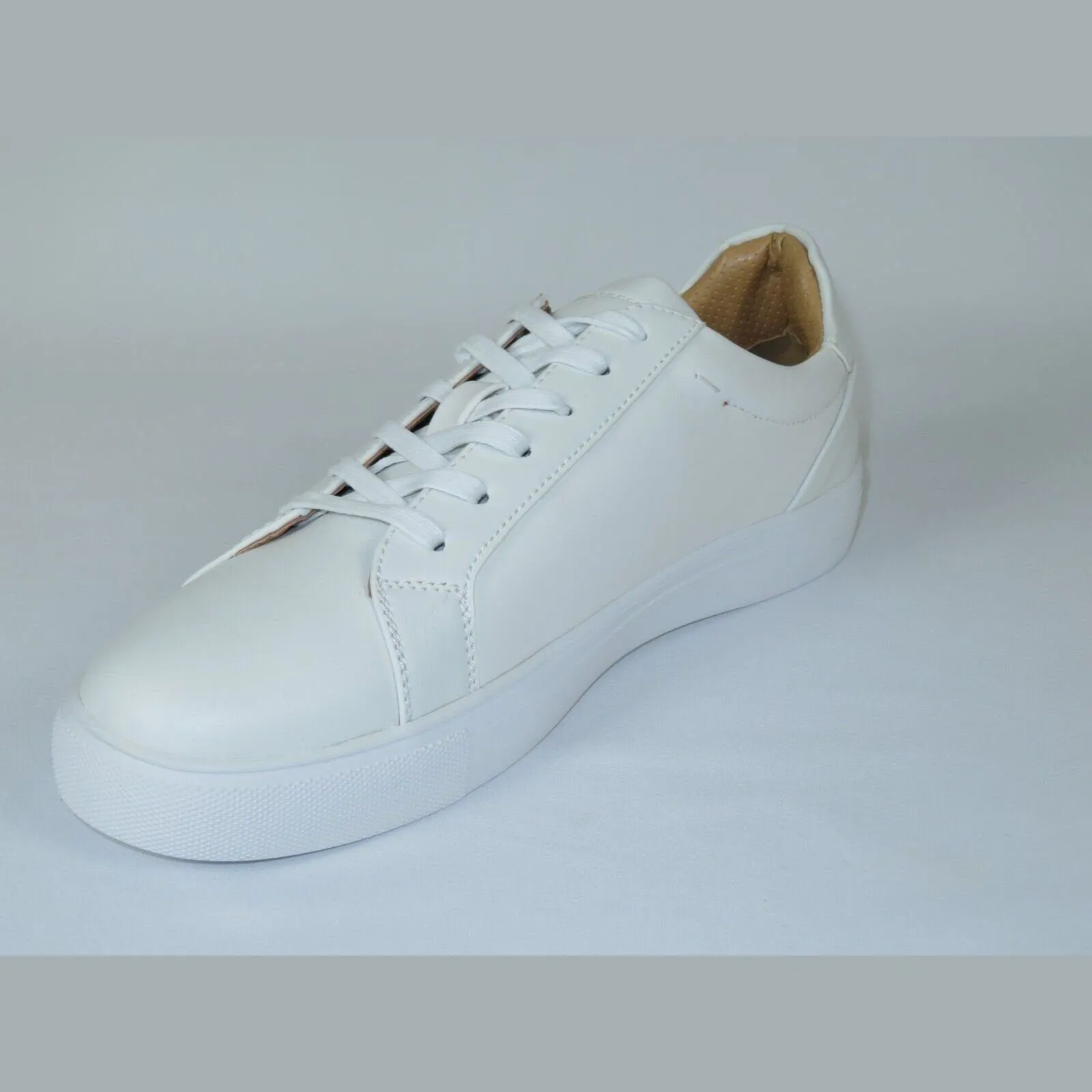 Men Harrison Myles Sneaker Dress Shoes Soft Comfort Lace Cushioned S2111 White