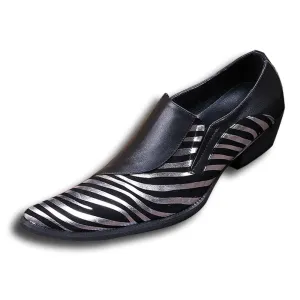 Men Pointed Two Tones Low Heel Oxford Shoes