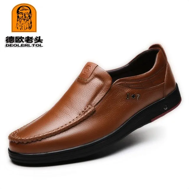 Men's  Genuine Leather Shoes Size 38-47