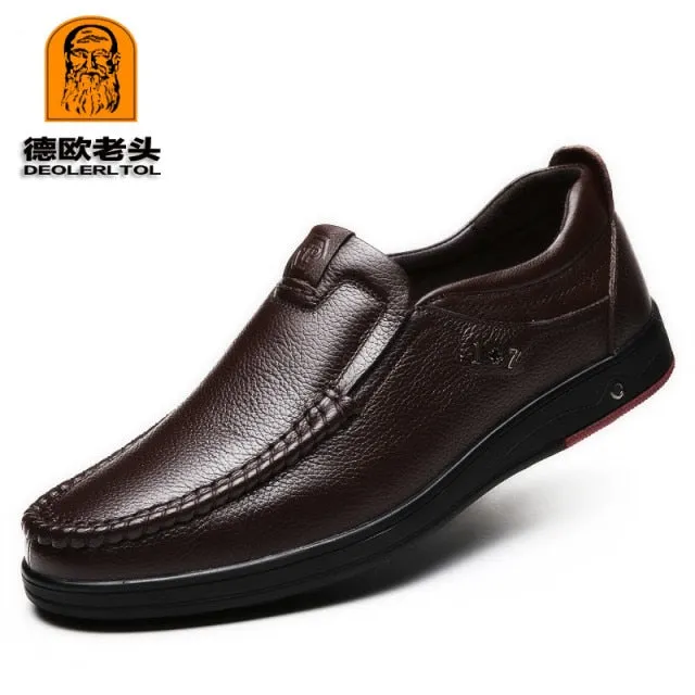 Men's  Genuine Leather Shoes Size 38-47