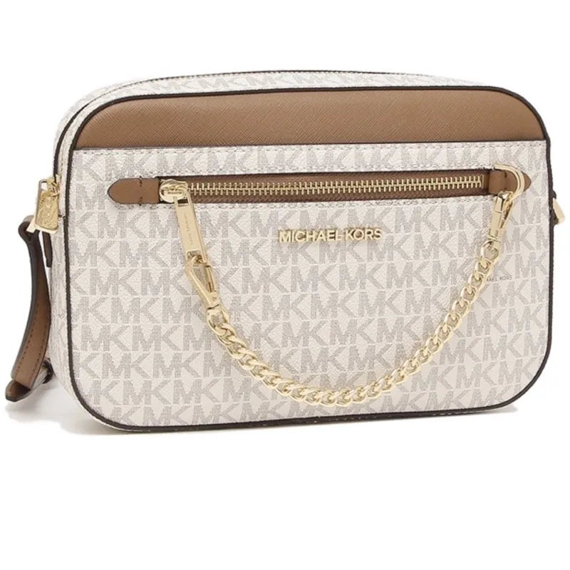 Michael Kors Large East West Zip Chain Crossbody
