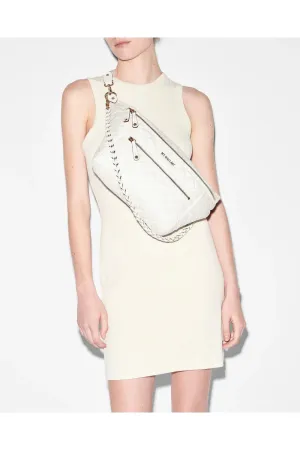MZ Wallace Crosby Crossbody Sling Bag 1267C1602 | Pearl Metallic