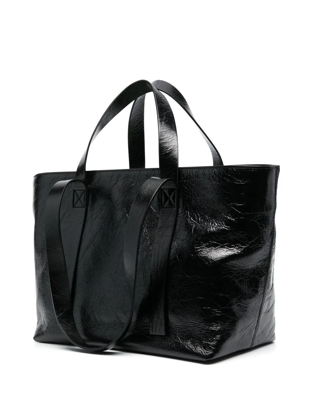 OFF-WHITE WOMEN Small Commercial tote bag Black