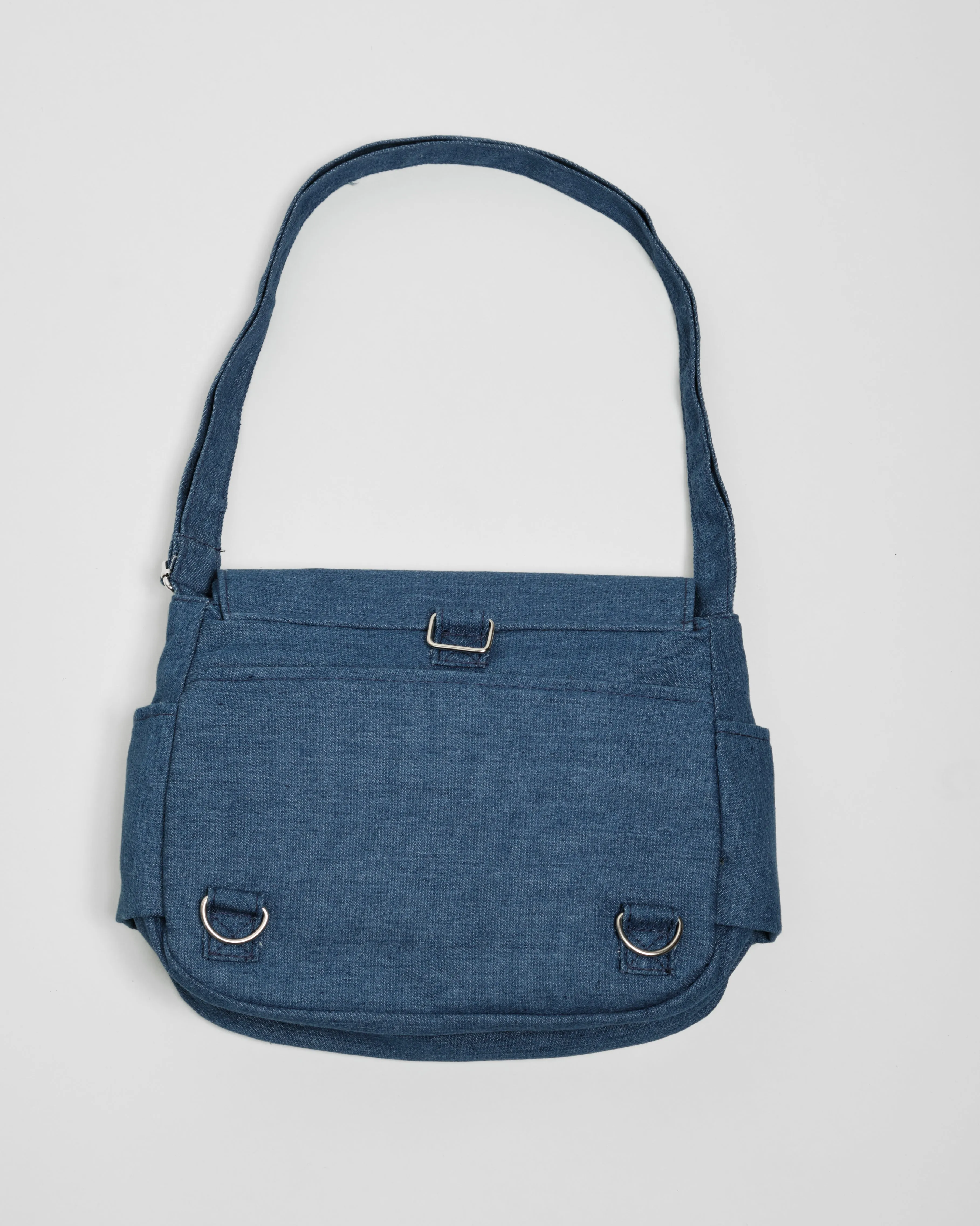 Patchwork Nostalgia Denim Multi-Carry Crossbody Bag