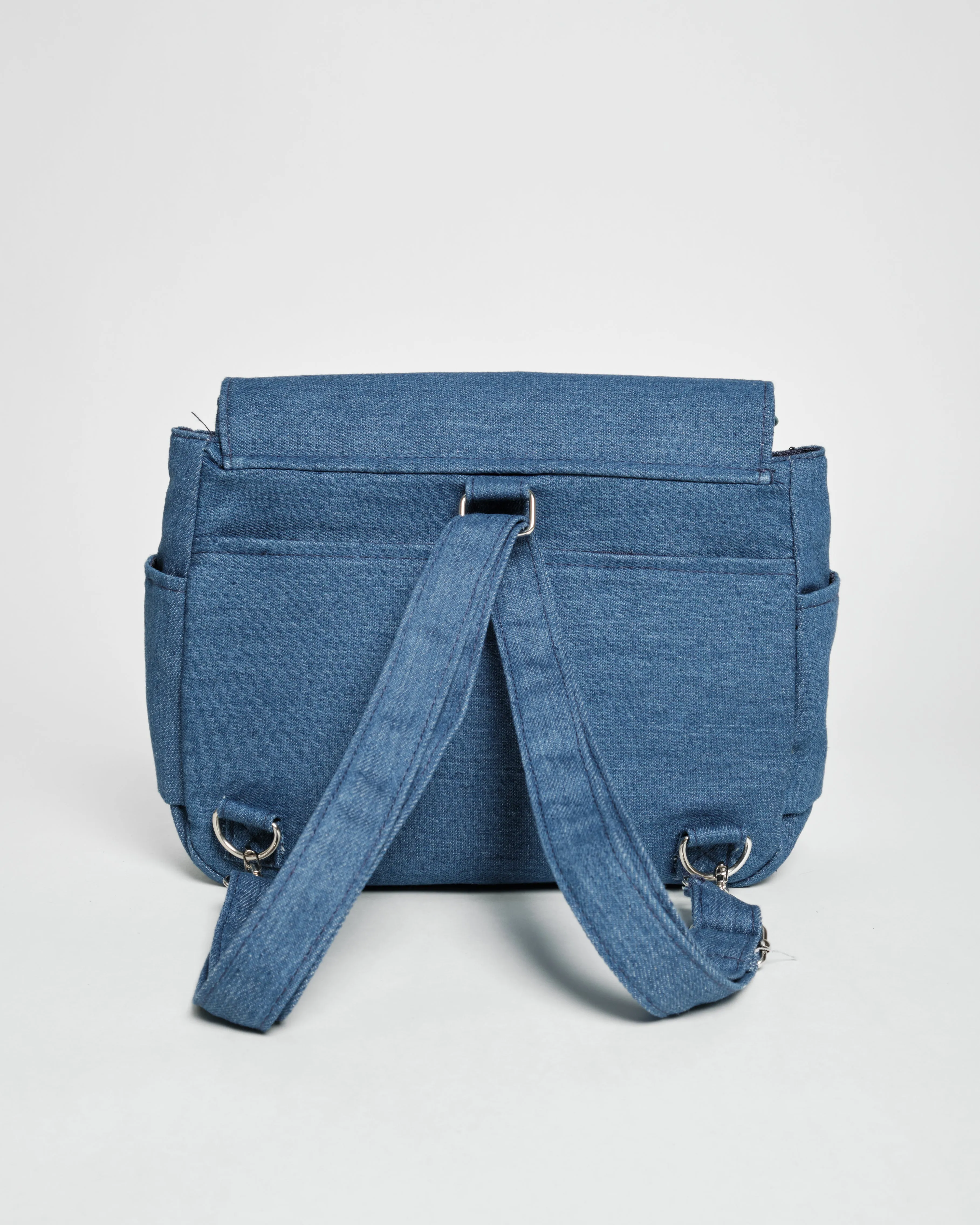 Patchwork Nostalgia Denim Multi-Carry Crossbody Bag