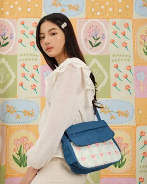 Patchwork Nostalgia Denim Multi-Carry Crossbody Bag
