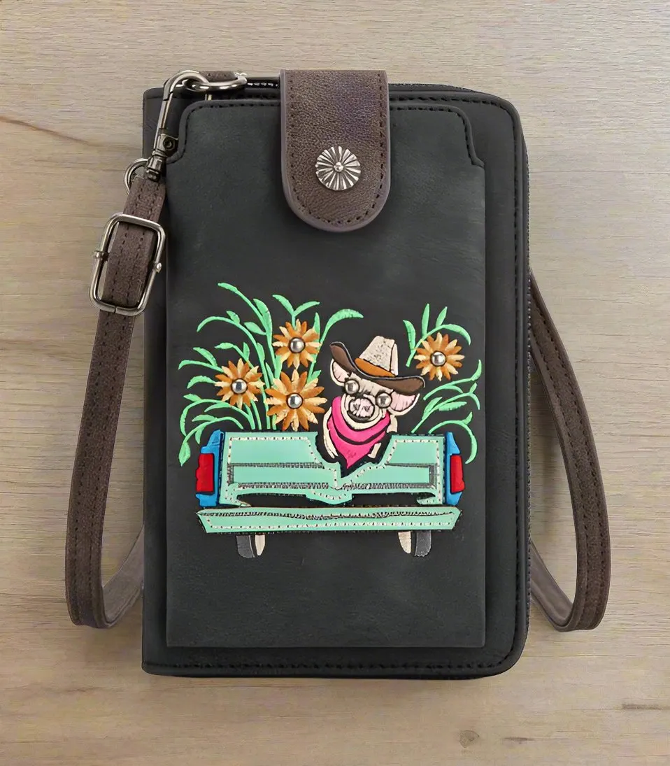 Pig Phone Wallet/Crossbody