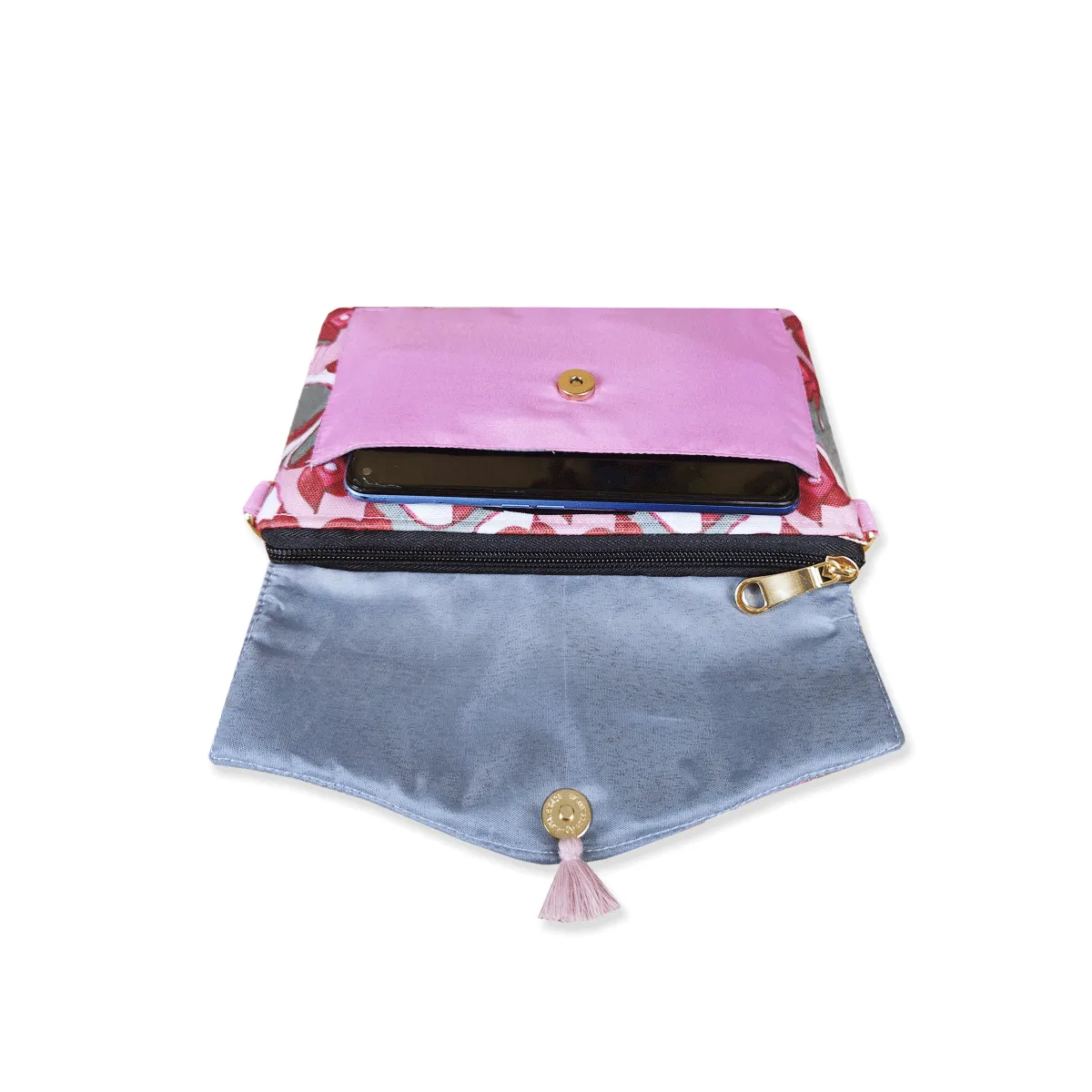 Pink Pin-wheel Sling Bag